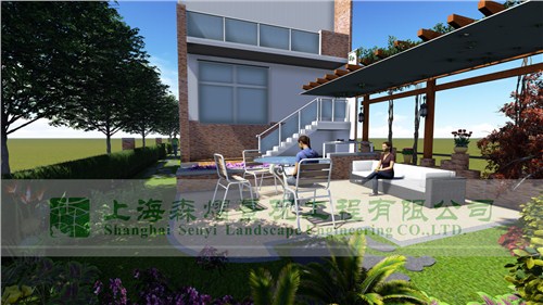 园林景观庭院设计/上海景观设计公司/森熠供